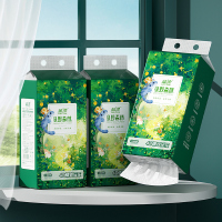 蓝漂悬挂式抽纸 4层270抽L码挂抽厕纸卫生纸底部纸巾整箱绿野森林 1080张LP-50330白色气垫挂式抽纸3提袋装