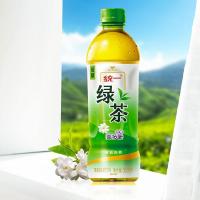 统一绿茶茉莉味茶饮料低糖500ml*3瓶整箱小瓶绿茶解腻饮料