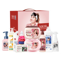 蔬果园(SukGarden)家庭清洁洗护日化套装 蔬果园玫瑰系列高端10件套6.25kg