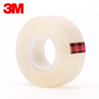 3M 思高胶带 透明胶带 百格测试胶带,型号;600-3\/4 19mm*32.9m 胶纸 12卷-19mm*32.9m