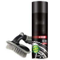 品乐涤 汽车轮胎釉 黑水晶轮胎釉轮胎宝泡沫清洁剂 1瓶