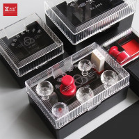 亚信2688特大号光敏印章收纳盒公章盒财务印鉴盒多功能收纳盒防伪印章箱