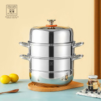 火象(Fire elephants) 蒸蒸旺三层蒸锅 HXG-ZG205 28CM