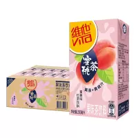 维他奶(vitasoy) 250ml*24盒 蜜桃茶 维他蜜桃茶饮料