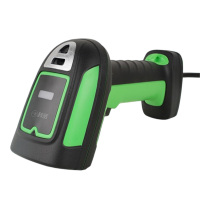 科密扫描器有线扫码枪一二维码高密工业级条码枪零件码WE50