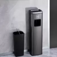 立式电梯烟缸箱垃圾桶 23.8*19.3*82cm