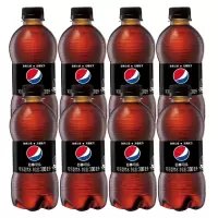 百事可乐 无糖 Pepsi 碳酸饮料 汽水可乐 小胶瓶 300ml*8瓶 饮料整箱