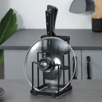 张小泉 多功能厨房一体刀架 碳钢菜刀架置物架 家用沥水刀具收纳架