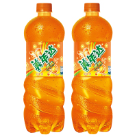 百事可乐美年达 碳酸饮料 1L*2瓶 (新老包装随机发货) 百事出品