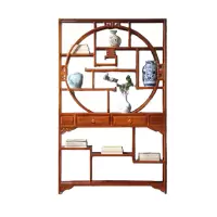 锦北 博古架多宝阁茶叶架子新中式客厅办公室隔断置物架 多宝阁博古架