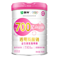 蒙牛透明质酸钠益生菌低脂奶粉700g高铁左旋肉碱成人女士营养早餐