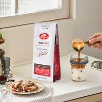 意大利进口圣贵兰深情研磨咖啡粉200g深度烘焙纯意式浓缩咖啡油脂丰富