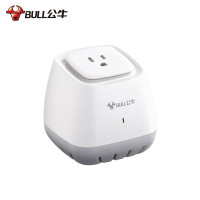 公牛(bull) 变压器插座 110V和220V电压转换国内用美标接口美标变压器60w国内使用P1W