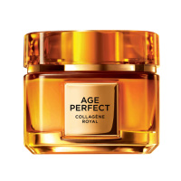 欧莱雅面霜补水抗皱紧致护肤金致臻颜花蜜胶原轻乳霜轻盈60g