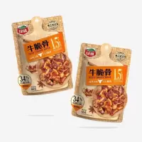 绿盛牛脆骨66g烧烤味网红休闲小包装香辣即食零食追剧卤味小零食*5袋装