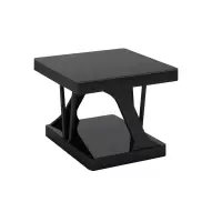 锦北 茶几客厅双层长几短几小户型边桌沙发边几喝茶桌子 C款短几