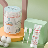 婴儿口腔清洁器婴幼儿纱布棉棒宝宝乳牙刷新生儿洗舌苔神器3759W