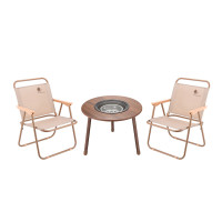 大迈围炉煮茶烧烤桌椅套装-琥珀松林