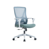 晋舰 办公椅子电脑椅职员培训会议人体工学椅家用书房学习椅电竞椅灰色基础款