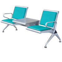 晋舰 靠背排椅候诊椅加厚机场银行车站医院等候椅大厅连椅双人位有垫