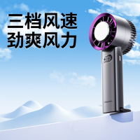手持小风扇制冷便携式usb充电学生办公桌面小电风扇静音超长续航3759A