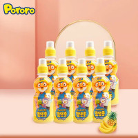 [热带水果*10]韩国进口啵乐乐儿童饮料Pororo果汁果味苹果蜜桃宝露露饮品235ml*10