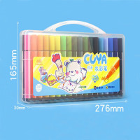 真彩2116酷吖24色可洗水彩笔12色儿童彩笔三角杆大容量彩色画笔 36色