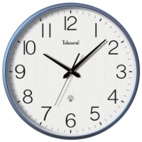 天王星大尺寸电波钟日历挂表 17英寸蓝色(直径43厘米)