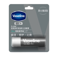 凡士林(VASELINE) 经典修护保湿男士润唇膏清爽薄荷味3.5g