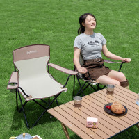 大迈 扶手折叠椅布拉格棕 扶手折叠椅 DM-2001