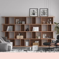 质凡简约现代书柜多层展示装饰柜 2600*400*2000