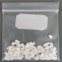 瑞为 0.38mm厚异形氧化铝陶瓷片 0.38mm厚整圆切角型氧化铝陶瓷片