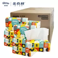 舒洁袋装纸面巾 3层 130抽×48包 1箱装 柔软亲肤抽纸 94669