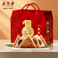 五芳斋粽子礼盒礼品 咸鸭蛋粽子蛋黄肉粽嘉兴特产端午节送礼 五芳斋粽子礼盒经典五芳1680g