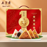 五芳斋粽子礼盒礼品 咸鸭蛋粽子蛋黄肉粽嘉兴特产端午节送礼 五芳斋粽子礼盒丰年五芳2080g