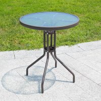 质凡户外圆桌 直径60水波纹圆桌