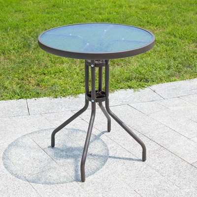 质凡户外圆桌 直径60水波纹圆桌