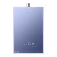 万和触控恒温燃气热水器JSQ30-16X7E6 16升强排防冻钢化玻璃面板二级能效