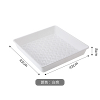 育苗盘 43*43*8cm(加厚优质白