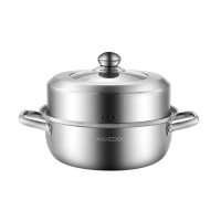 美厨蒸锅28cm单层加厚不锈钢蒸锅火锅汤蒸锅MCZ5152