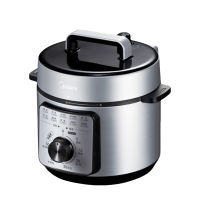 美的 MY-E4809 电压力锅 4L 家用 快煮高压电饭锅 旋钮操控开盖火锅煲汤煮小米粥