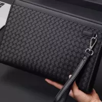 苏宁宜品&一禾亼物休闲长款编织纹手拿包大容量双拉链YH089