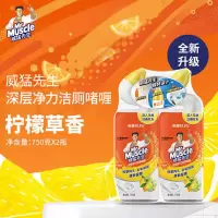 威猛先生(Mr Muscle)洁厕灵 750g*2瓶 柠檬草香 单位:组