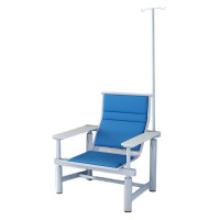 晋舰 输液椅医院诊所点滴吊针排椅大厅加固加厚候诊椅单人白板扶手蓝色