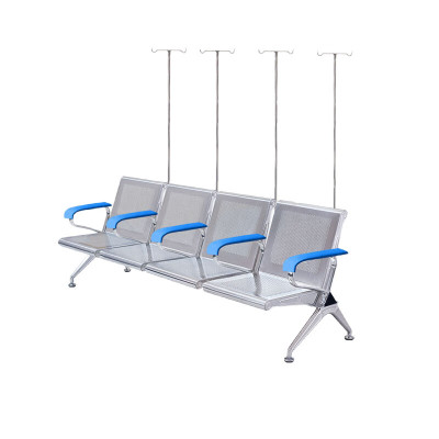 锦北 点滴椅诊所卫生室连排吊针椅医院大厅候诊椅诊用输液椅四人位无垫