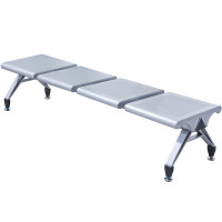 晋舰 无靠背排椅候诊椅加厚机场银行车站医院等候椅大厅连椅四人位无垫