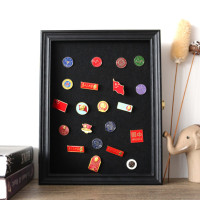 亚诚徽章展示奖牌勋章别针防氧化收纳透明相框陈列相框收藏展示