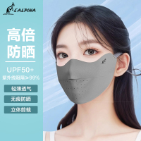 L'ALPINA/阿尔皮纳袋鼠 女士防晒口罩防紫外线轻薄冰丝可水洗透气