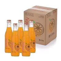 正广和 橙汁汽水248ml*5瓶整箱装 果汁饮料碳酸汽水