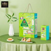 鲜品屋-920g鲜品福粽端午礼盒 1盒(粽子+糕点组合)